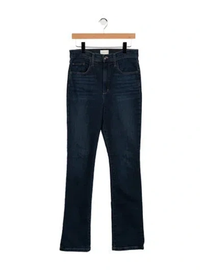 Pre-owned Favorite Daughter High-rise Flared Jeans In Blue