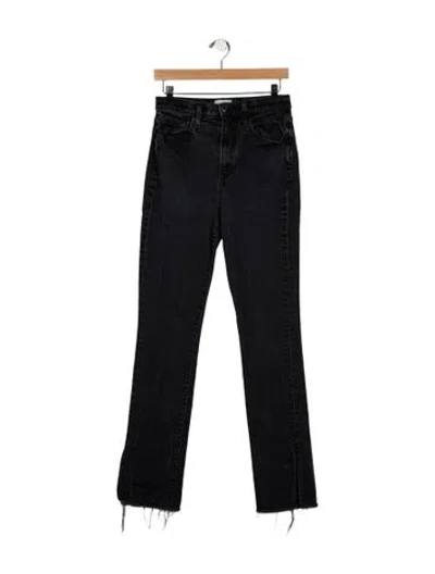 Pre-owned Favorite Daughter High-rise Straight Leg Jeans In Blue