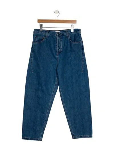 Pre-owned Favorite Daughter High-rise Straight Leg Jeans In Blue