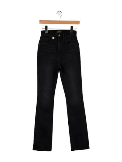 Pre-owned Favorite Daughter High-rise Straight Leg Jeans In Blue