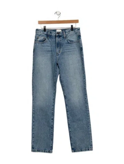 Pre-owned Favorite Daughter High-rise Straight Leg Jeans W/ Tags In Blue