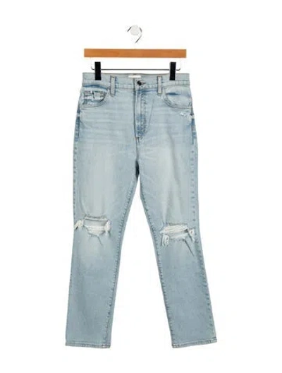 Pre-owned Favorite Daughter High-rise Straight Leg Jeans W/ Tags In Blue