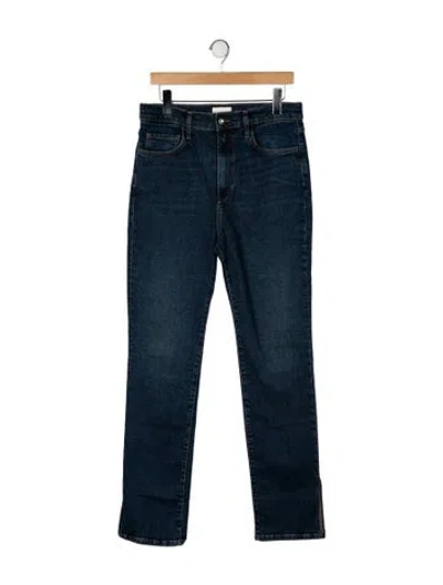 Pre-owned Favorite Daughter High-rise Straight Leg Jeans W/ Tags In Blue