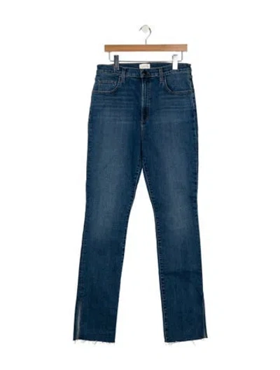 Pre-owned Favorite Daughter High-rise Straight Leg Jeans W/ Tags In Blue