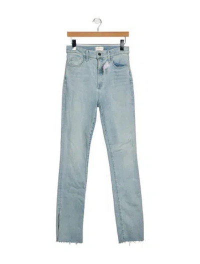 Pre-owned Favorite Daughter High-rise Straight Leg Jeans W/ Tags In Blue