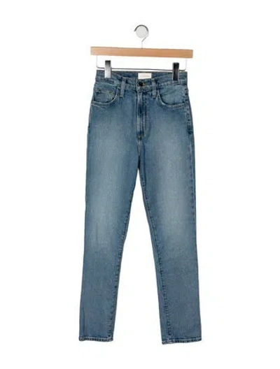 Pre-owned Favorite Daughter High-rise Straight Leg Jeans W/ Tags In Blue