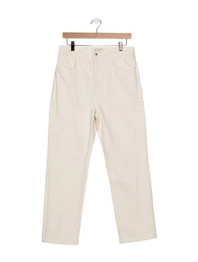 Pre-owned Favorite Daughter High-rise Straight Leg Jeans W/ Tags In Neutrals