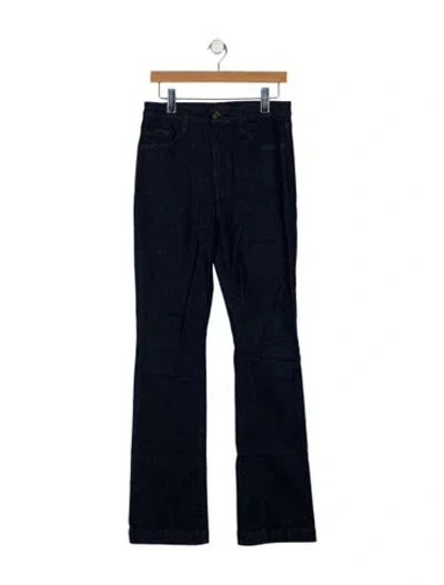 Pre-owned Favorite Daughter High-rise Wide Leg Jeans In Blue