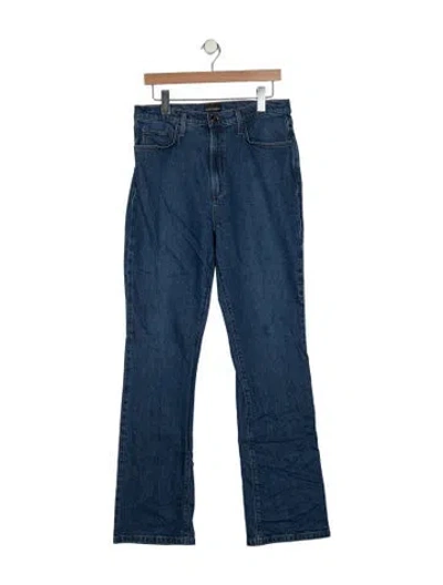 Pre-owned Favorite Daughter High-rise Wide Leg Jeans In Blue