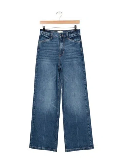 Pre-owned Favorite Daughter High-rise Wide Leg Jeans W/ Tags In Blue