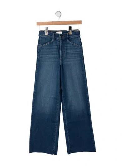 Pre-owned Favorite Daughter High-rise Wide Leg Jeans W/ Tags In Blue