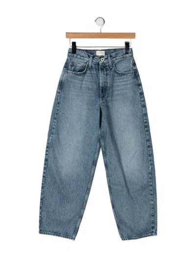 Pre-owned Favorite Daughter High-rise Wide Leg Jeans W/ Tags In Blue