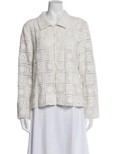 Pre-owned Favorite Daughter Jacket In White