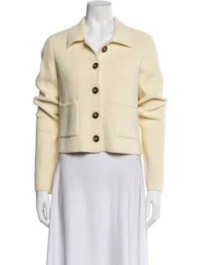 Pre-owned Favorite Daughter Jacket In Yellow