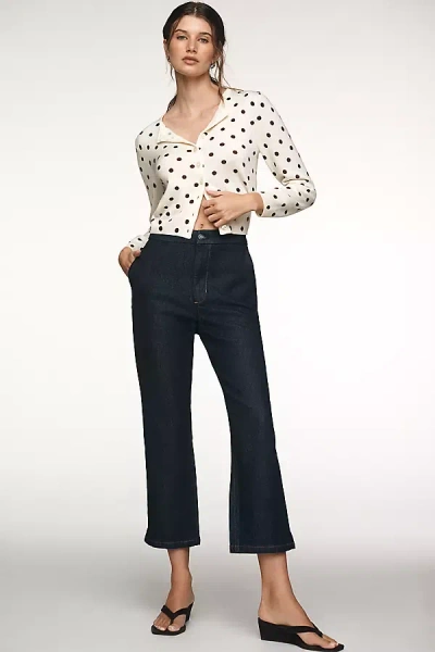 Favorite Daughter Jade Low-rise Capri Jeans In Black