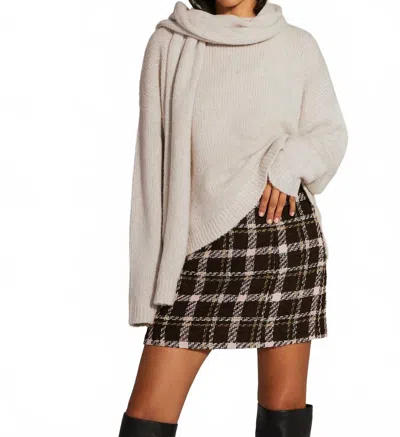 Favorite Daughter Jamie Cashmere Blend Sweater In Grey In Multi