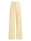 Favorite Daughter Jones Welted-pocket Trousers In Yellow