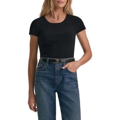 Favorite Daughter Kennedy Rib Top In Black