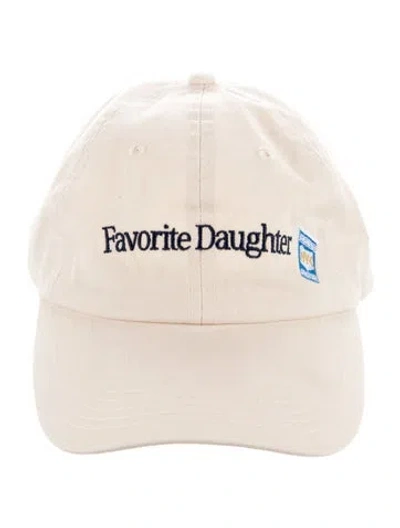 Pre-owned Favorite Daughter Khaki Baseball Cap In Neutrals