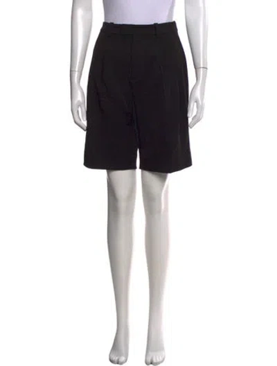 Pre-owned Favorite Daughter Knee-length Shorts In Black