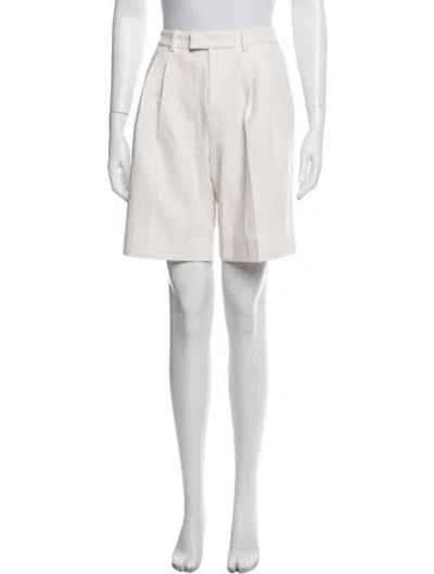 Pre-owned Favorite Daughter Knee-length Shorts In White
