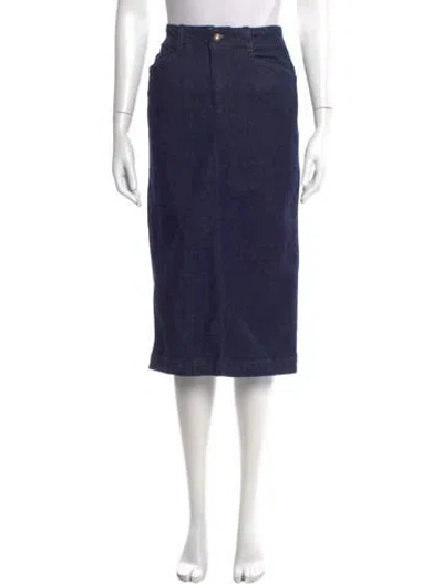 Pre-owned Favorite Daughter Knee-length Skirt In Blue