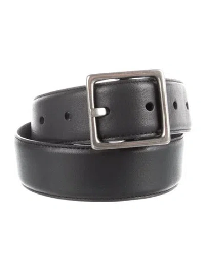 Pre-owned Favorite Daughter Leather Belt In Black