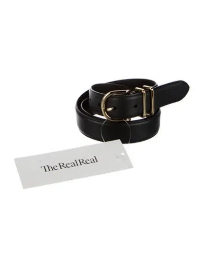 Pre-owned Favorite Daughter Leather Belt Kit In Black