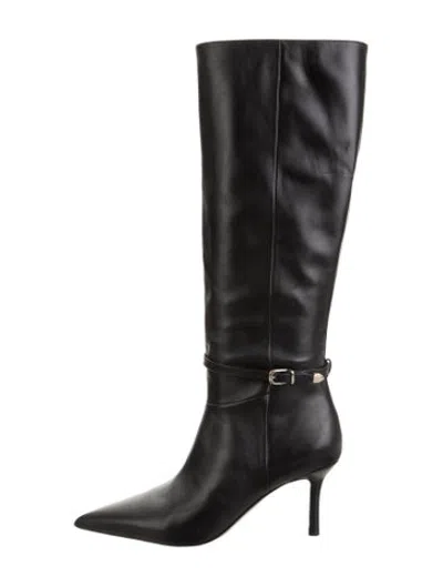 Pre-owned Favorite Daughter Leather Boots In Black