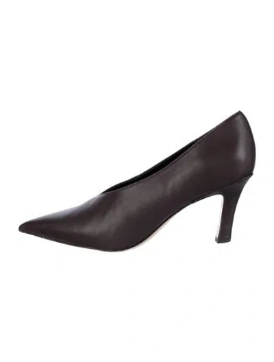 Pre-owned Favorite Daughter Leather Pumps In Brown