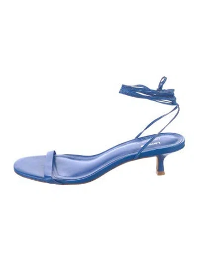 Pre-owned Favorite Daughter Leather Sandals In Blue