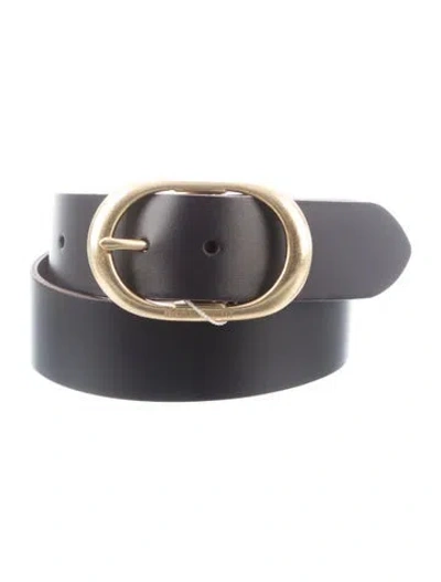 Pre-owned Favorite Daughter Leather Waist Belt W/ Tags In Brown