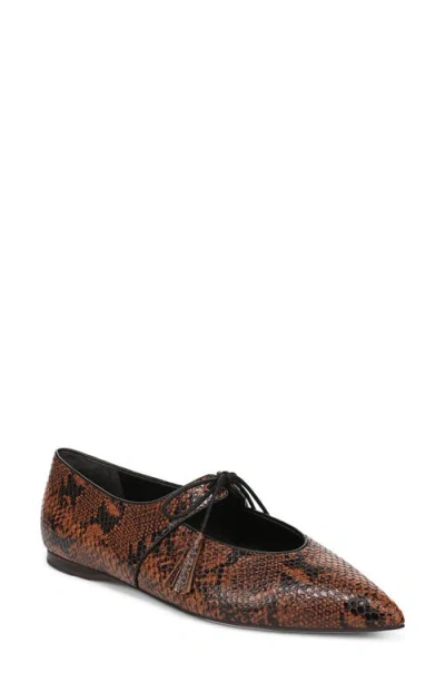 Favorite Daughter Lily Mary Jane Flat In Brown
