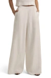 Favorite Daughter Wide Leg Linen Pant In White In Bright White