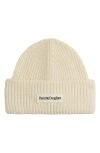 Favorite Daughter Logo Patch Beanie In Neutral