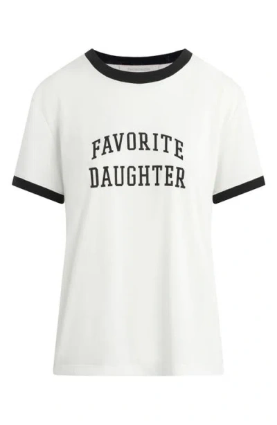 Favorite Daughter Logo Ringer T-shirt In Multi