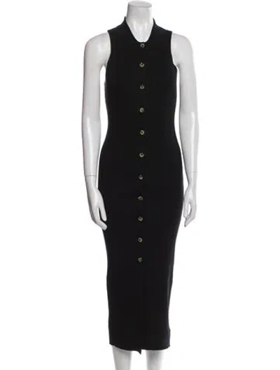 Pre-owned Favorite Daughter Long Dress In Black