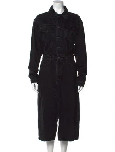 Pre-owned Favorite Daughter Long Dress In Black