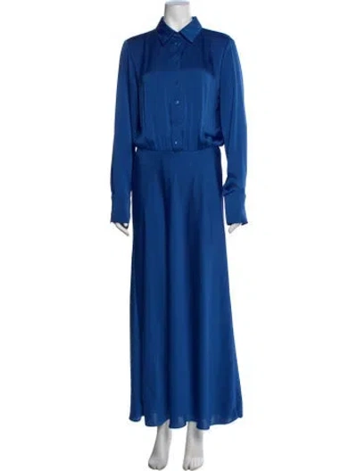 Pre-owned Favorite Daughter Long Dress In Blue