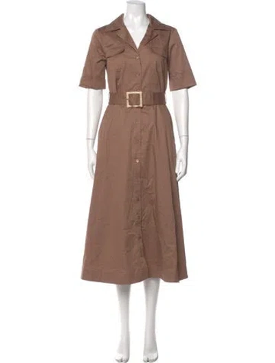 Pre-owned Favorite Daughter Long Dress In Brown