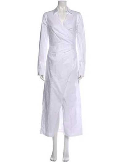 Pre-owned Favorite Daughter Long Dress In White