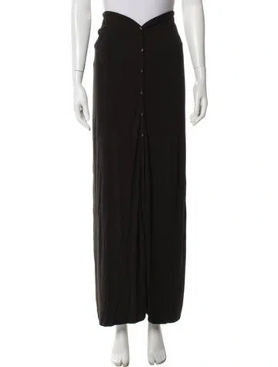 Pre-owned Favorite Daughter Long Skirt In Black
