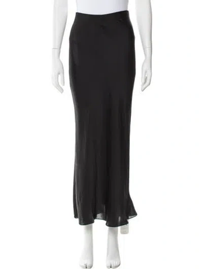 Pre-owned Favorite Daughter Long Skirt In Black