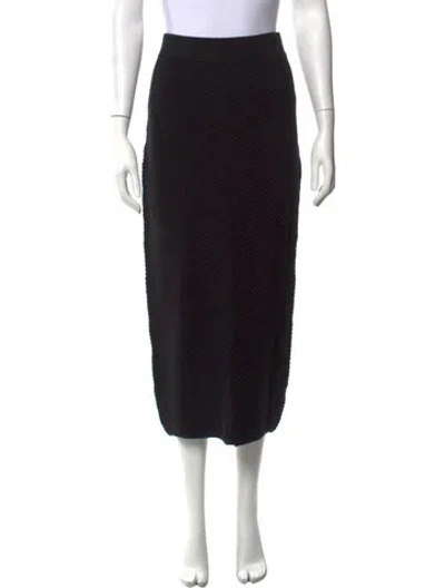 Pre-owned Favorite Daughter Long Skirt In Black