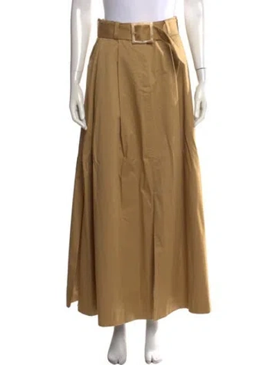 Pre-owned Favorite Daughter Long Skirt In Neutrals