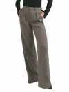 Favorite Daughter Low Favorite Mid-rise Wide-leg Pants In Black White Houndstooth In Gray