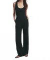 Favorite Daughter Low Trouser Pant In Black In Black