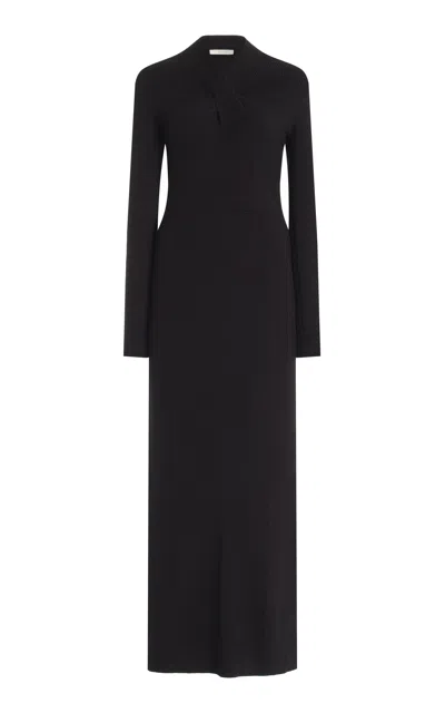 Favorite Daughter Made You Look Knitted Maxi Dress In Black | ModeSens