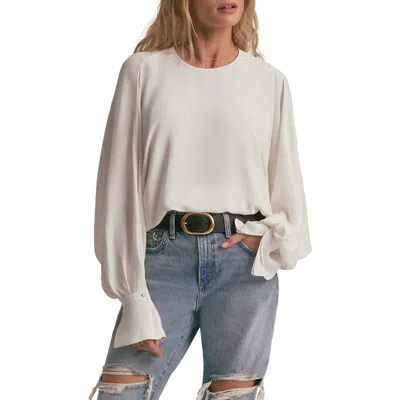 Favorite Daughter Making Me Blush Top In Gray