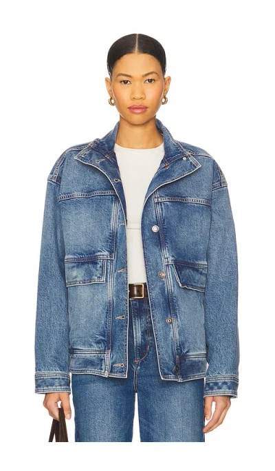 Favorite Daughter Margot Jacket In Blue